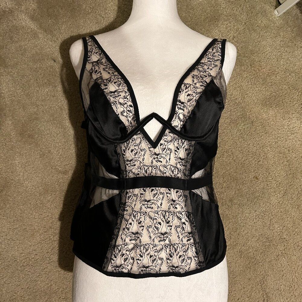 Victoria Secret Black Corset Size 34B